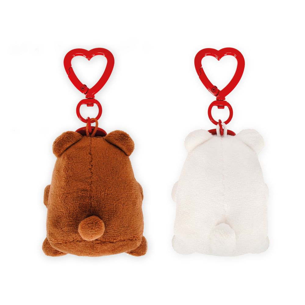 Keyrings with stuffed animals - Love