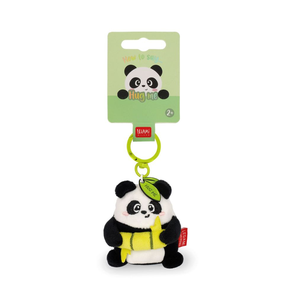 Keyring with stuffed animal - Panda