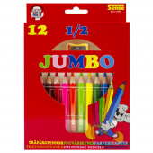 Sense - Wood Color Pencils 1/2 Jumbo 12-Pack