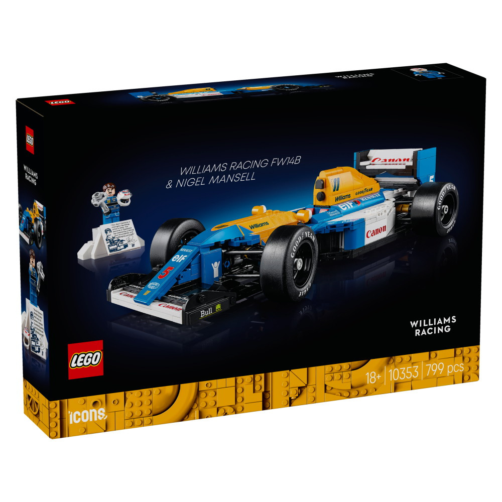 LEGO Icons - Williams Racing FW14B & Nigel Mansell