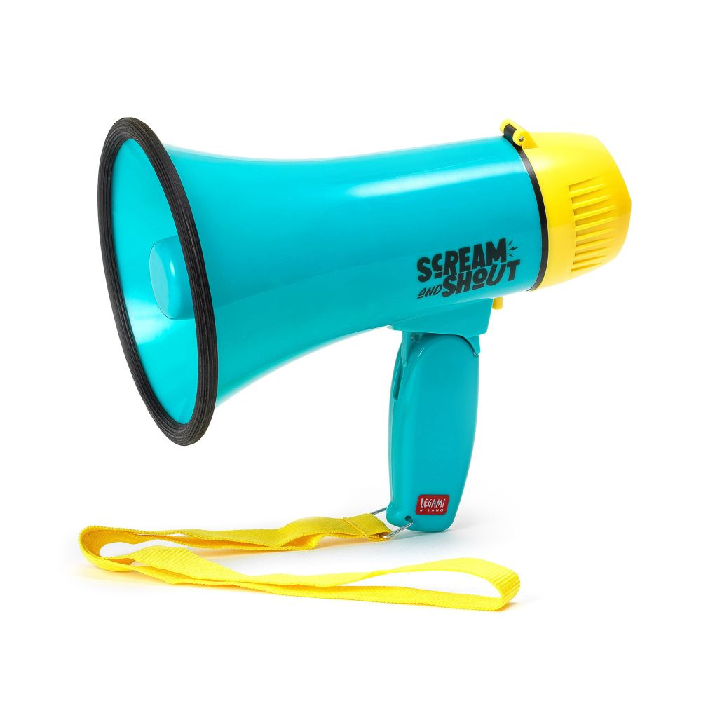 Scream and shout, megaphone