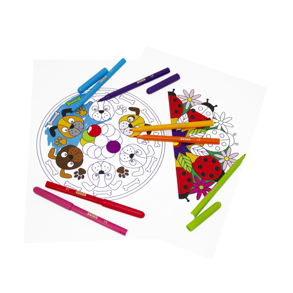 Sense - Fiber pens 12-Pack