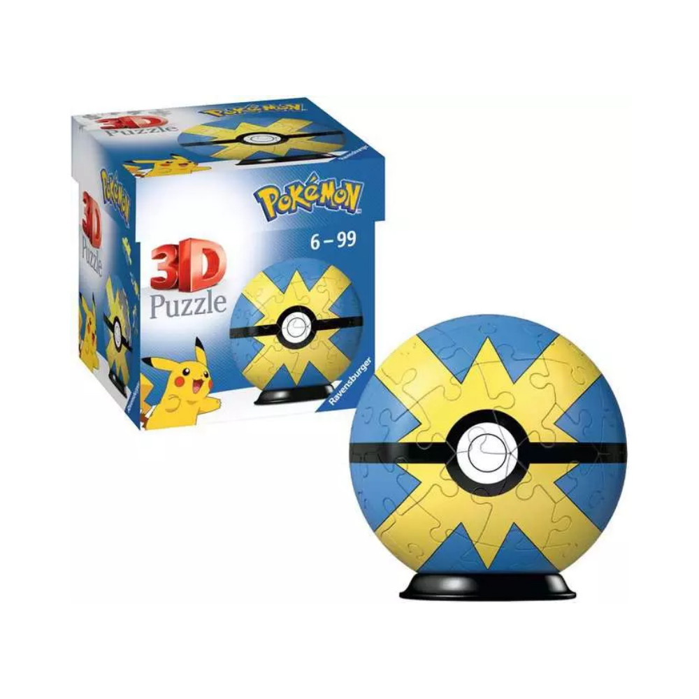 Ravensburger 3D Pokémon Pokeball Yellow 55 Paala