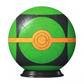 Ravensburger 3D Pokémon Pokeball Green 55 Paala Ravensburger 3D Pokémon Pokeball Green 55 Paala