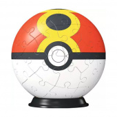 Ravensburger 3D Pokémon Pokeball Red/Yellow 55 Paala Ravensburger 3D Pokémon Pokeball Red/Yellow 55 Paala