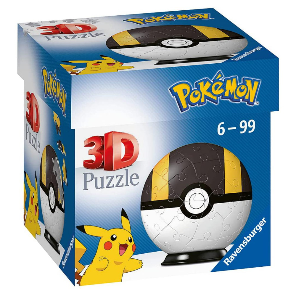 Ravensburger 3D Pokémon Pokeball Black 55 Paala