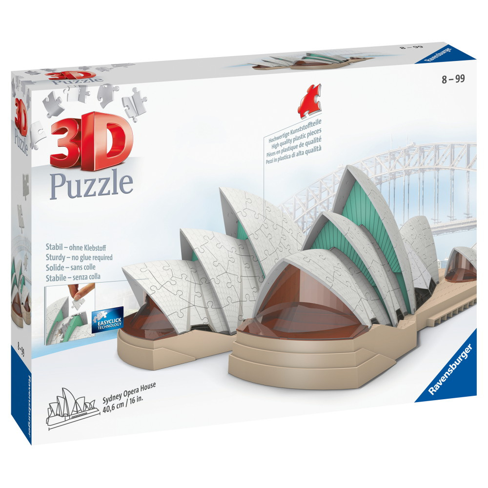 Ravensburger 3D Sydneyn Oopperatalo 216 Palaa