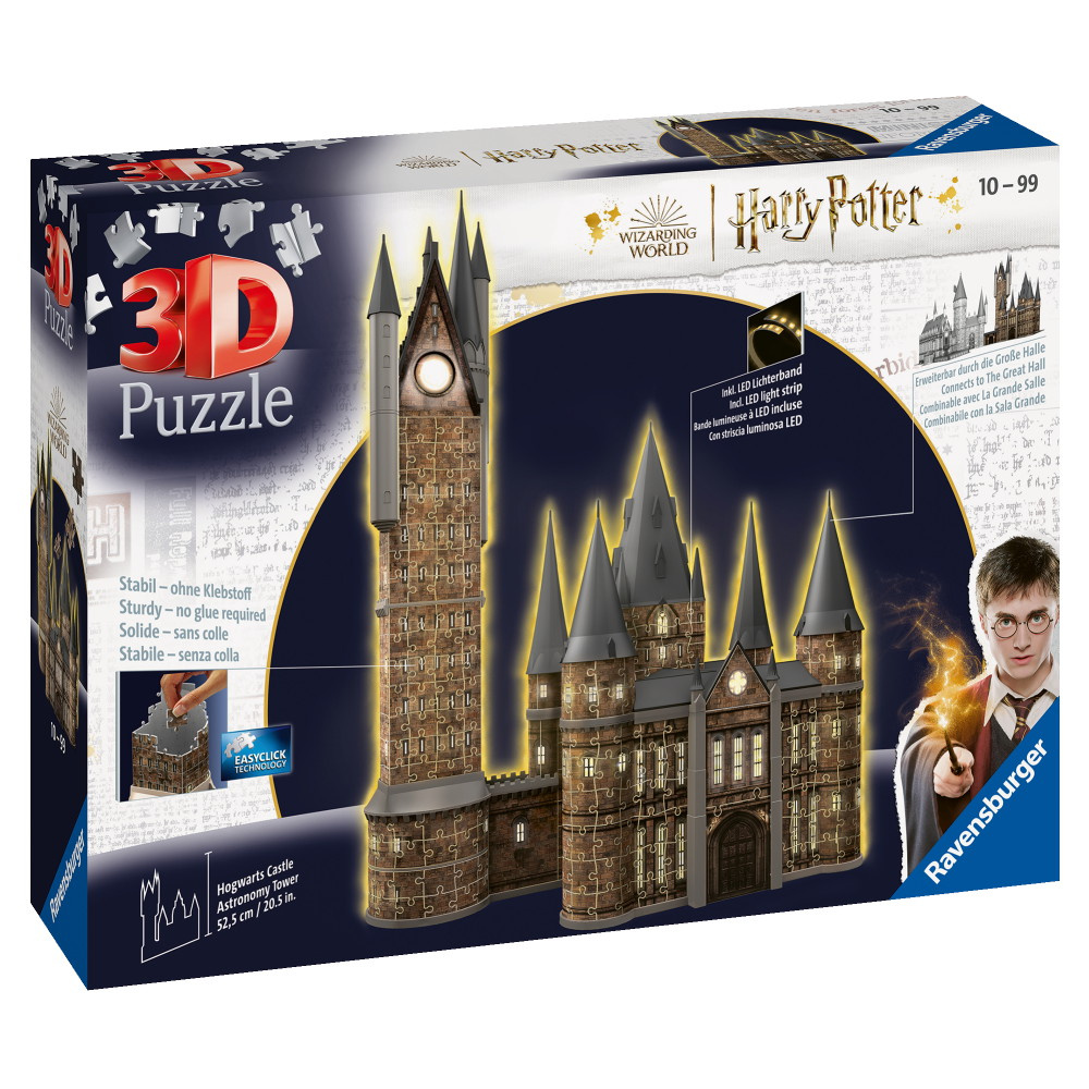 Ravensburger 3D: Hogwarts Castle Astronomy Tower 540 Palaa