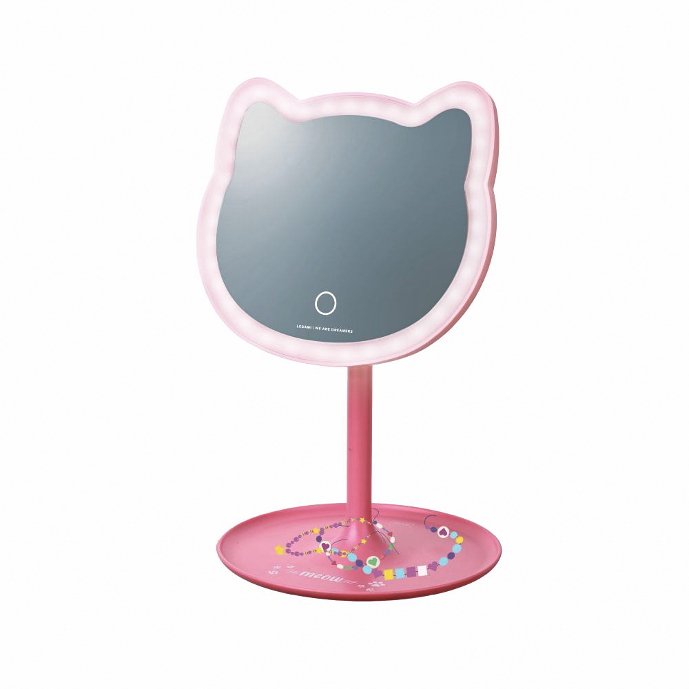 Makeup mirror with lighting, Kitty