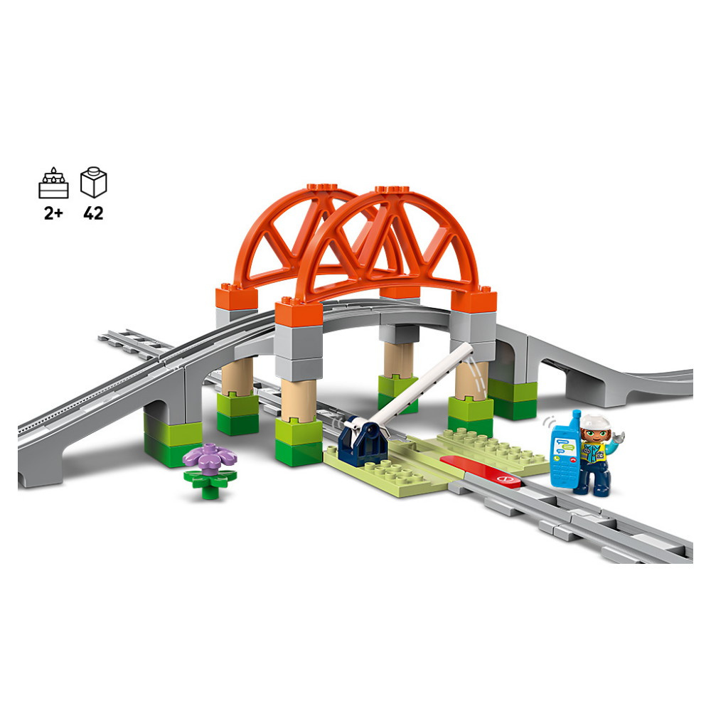 LEGO Duplo - Silta ja raiteet ‑laajennussarja