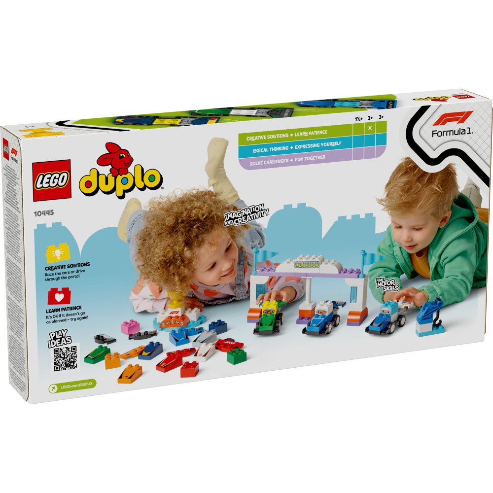 LEGO Duplo - F1 tiimin kilpa-autot ja kuljettajat