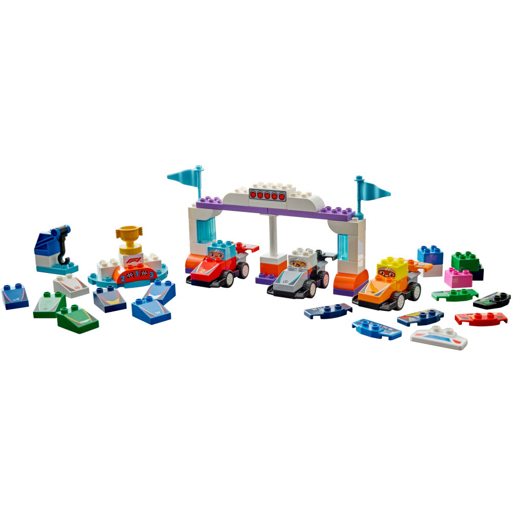 LEGO Duplo - F1 tiimin kilpa-autot ja kuljettajat