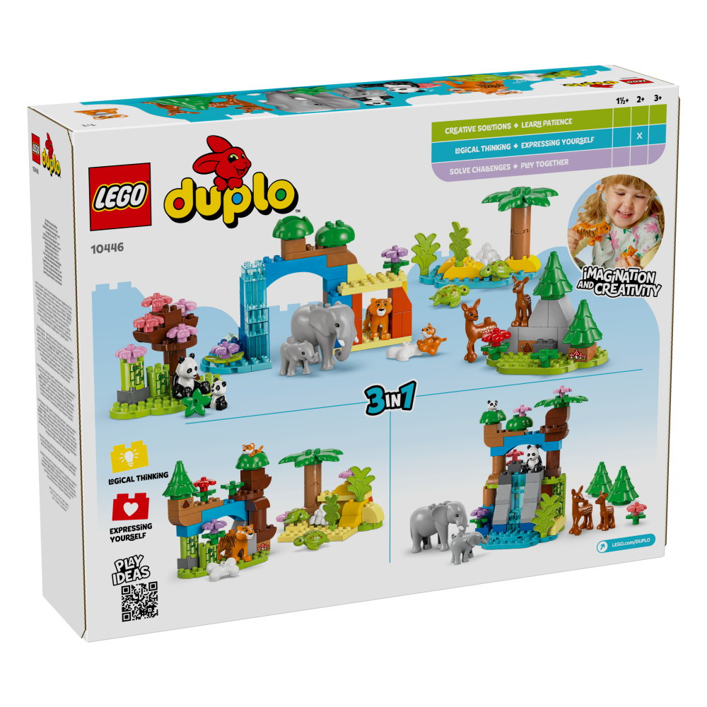 LEGO Duplo - 3-in-1 luonnoneläinperheet
