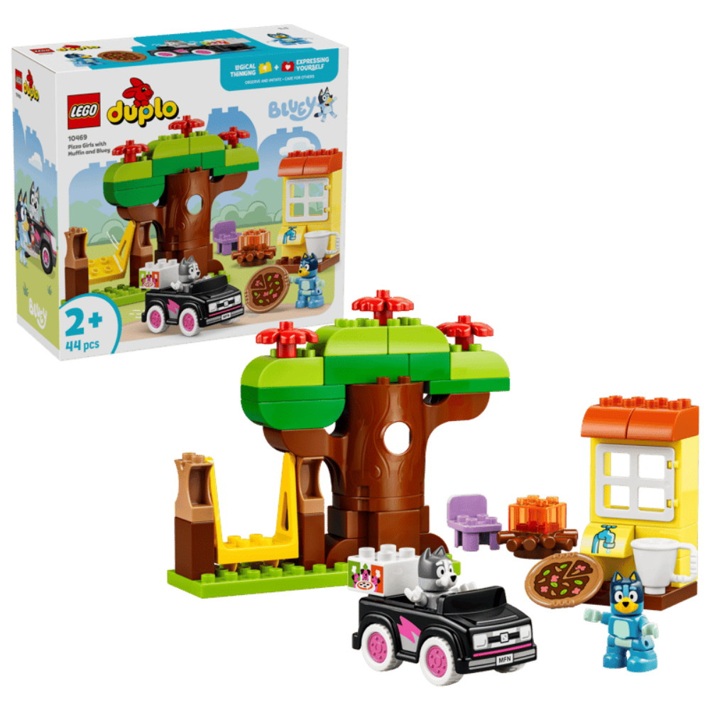 LEGO Duplo - Bluey Pizza Girls sekä Muffin ja Bluey