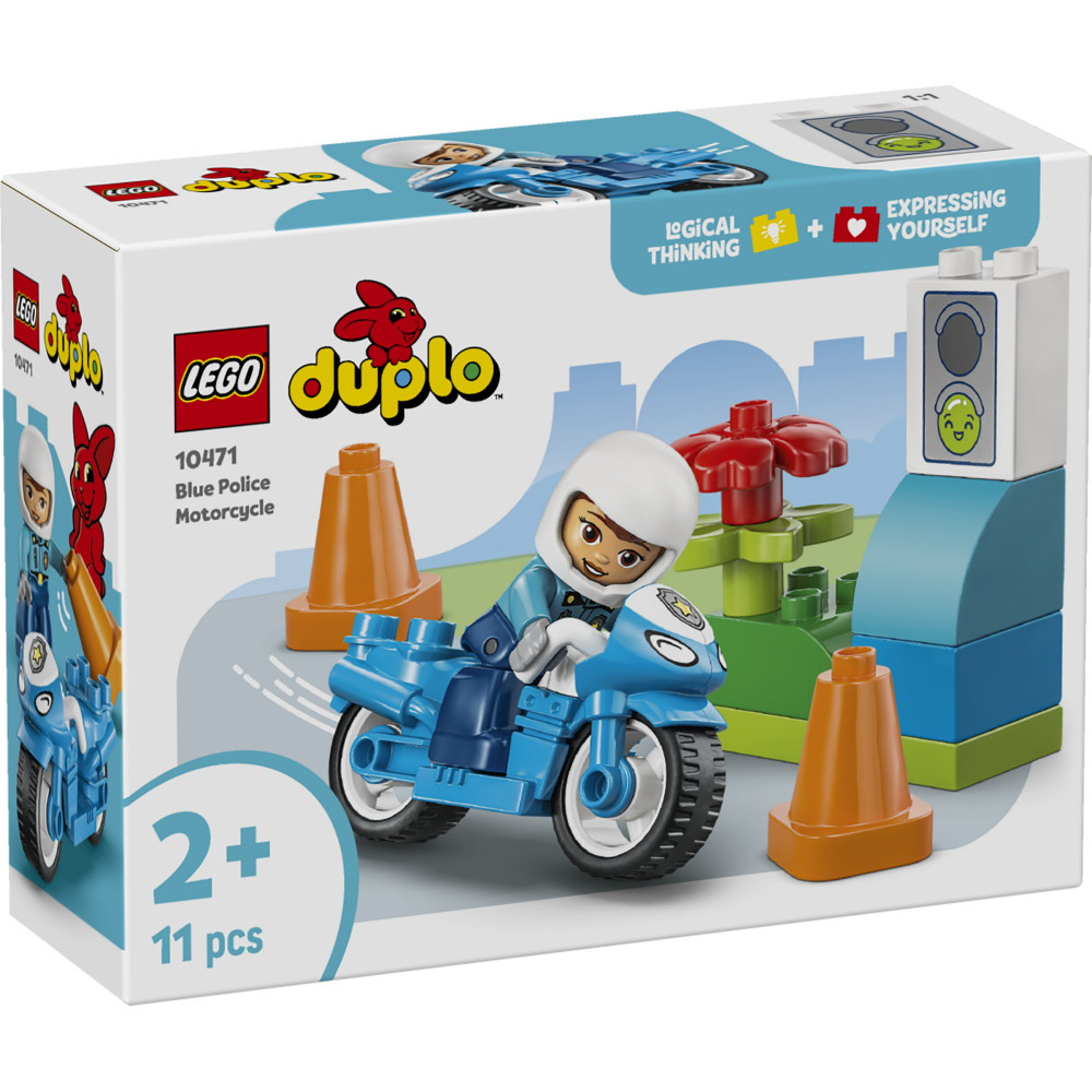 LEGO Duplo - Sininen Poliisimoottoripyörä