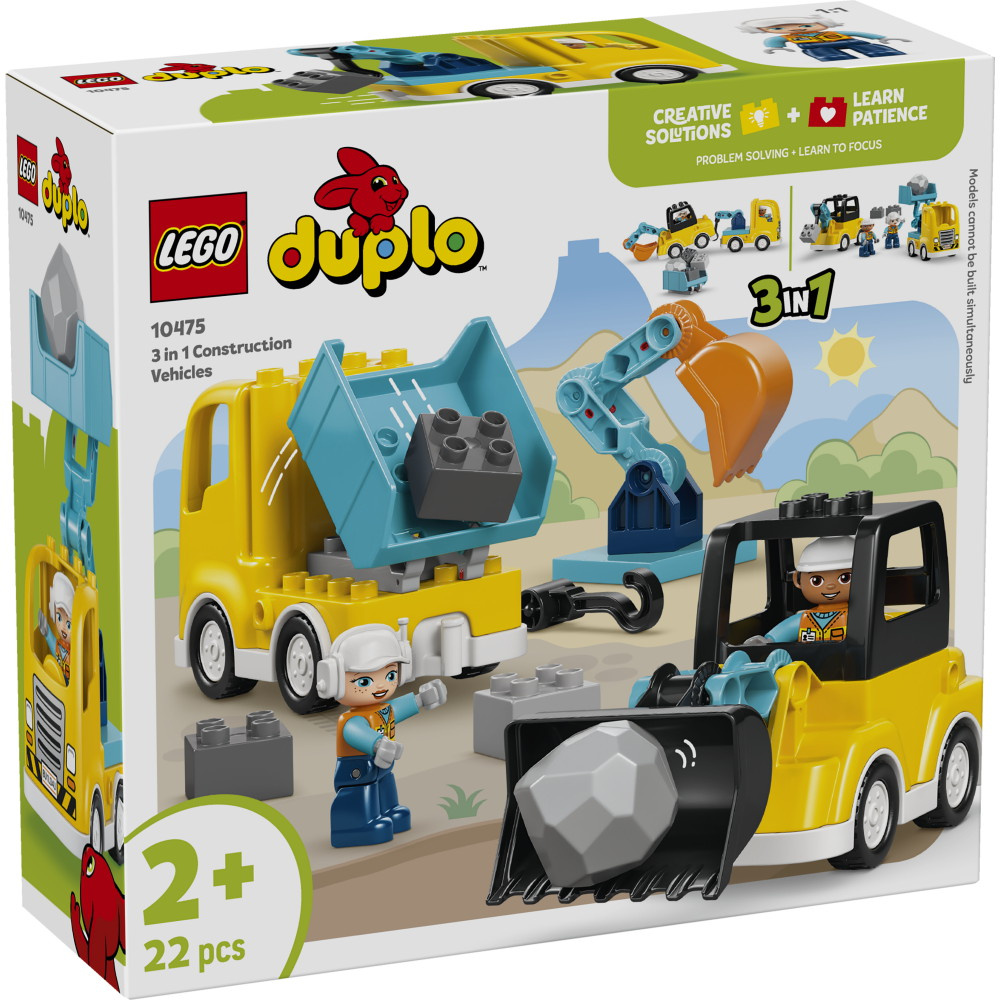 LEGO Duplo - Työmaa-ajoneuvot 3in1