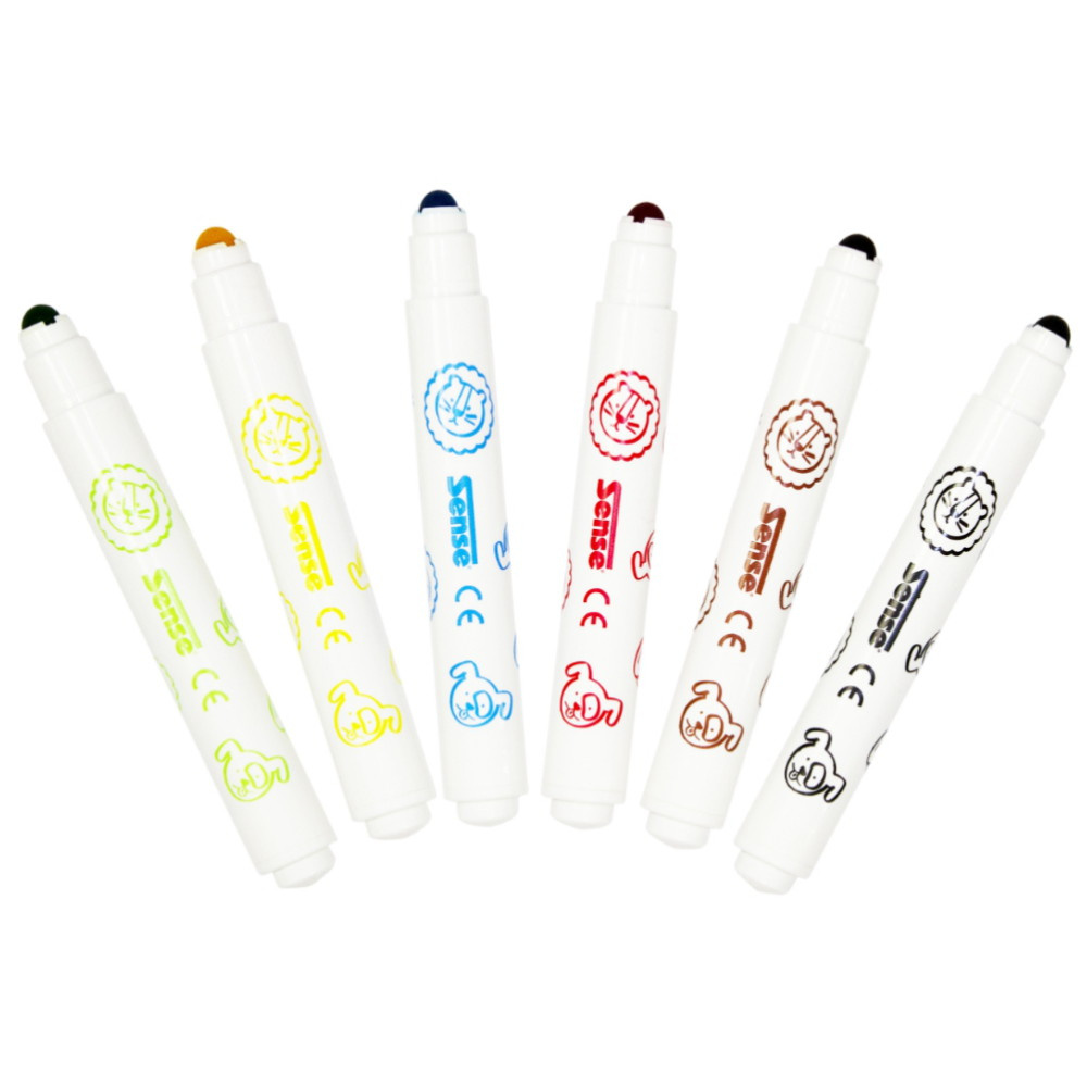 Sense - Fiber pens 6-Pack