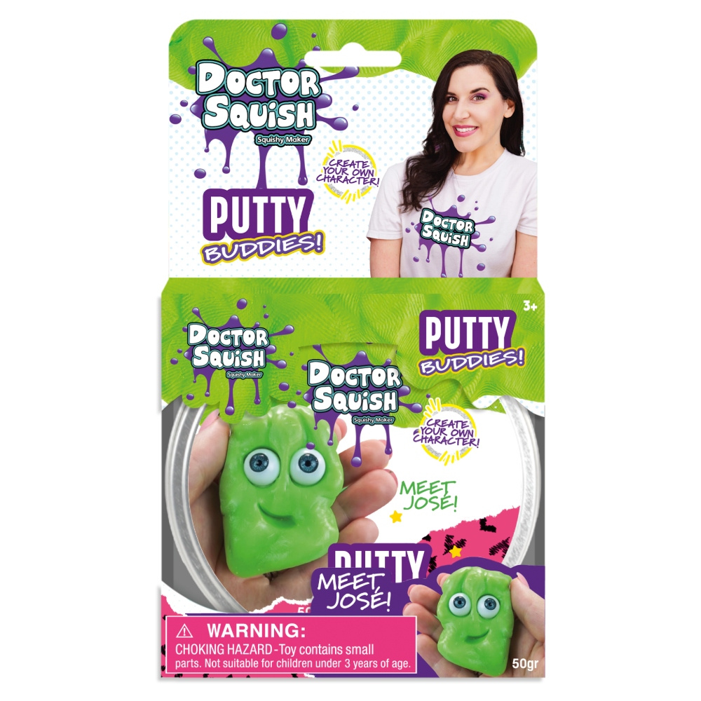 Doctor Squish Muovailumassa José Vihreä 50 g