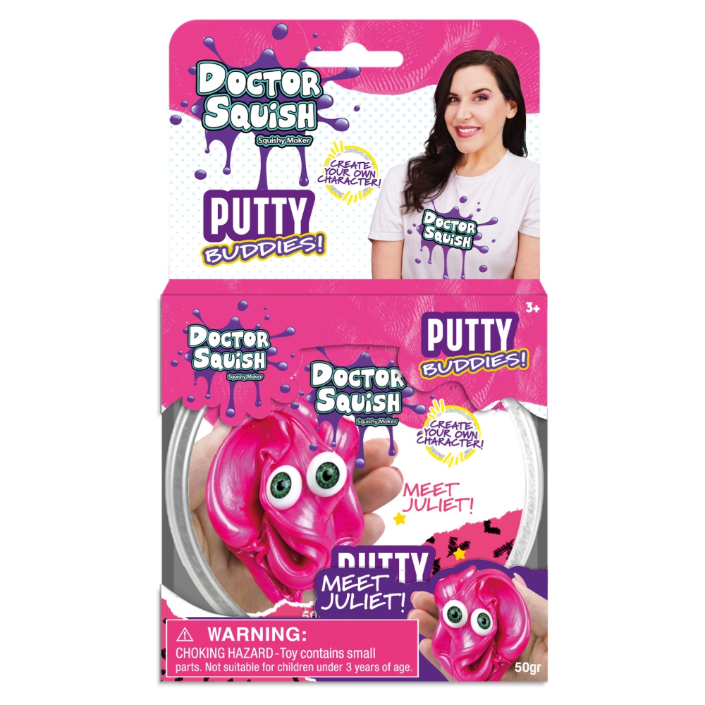 Doctor Squish Putty Juliet Vaaleanpunainen 50 g