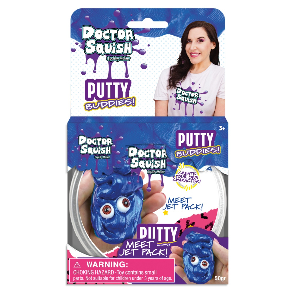 Doctor Squish Muovailumassa Tummansininen 50 g