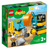 LEGO Duplo - Kuorma-auto ja telakaivuri LEGO Duplo - Kuorma-auto ja telakaivuri