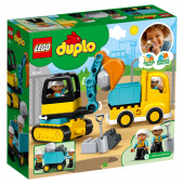 LEGO Duplo - Kuorma-auto ja telakaivuri LEGO Duplo - Kuorma-auto ja telakaivuri