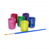 Sense - Glitter Paint With Brush 6-Pack Sense - Glitter Paint With Brush 6-Pack