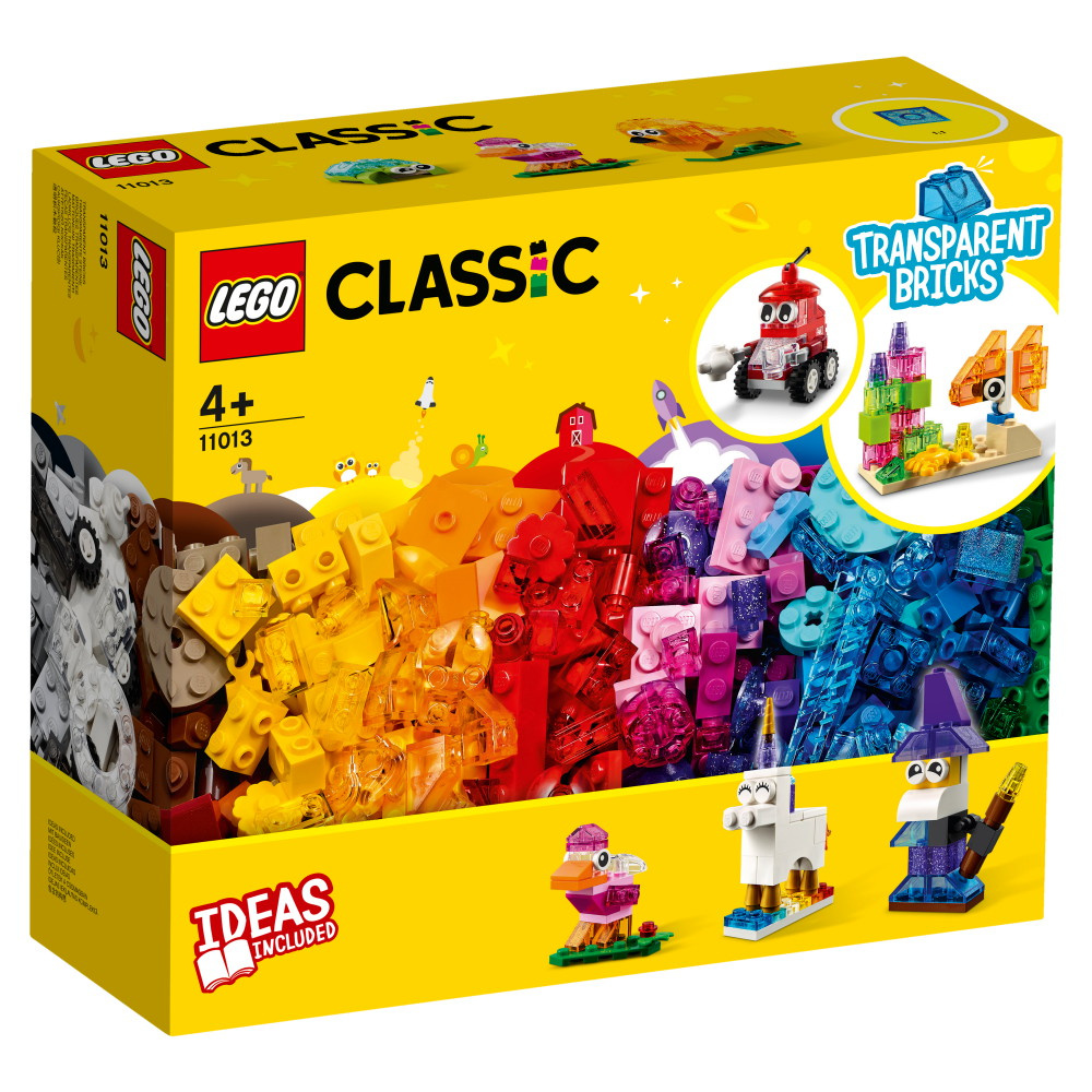 LEGO Classic - Luovat läpinäkyvät palikat