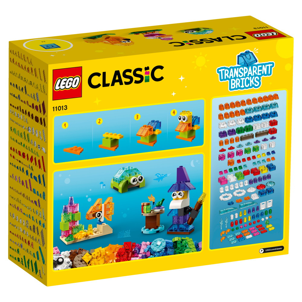 LEGO Classic - Luovat läpinäkyvät palikat