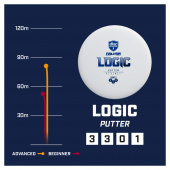 Discmania Evolution Logic EXO Hard White Discmania Evolution Logic EXO Hard White