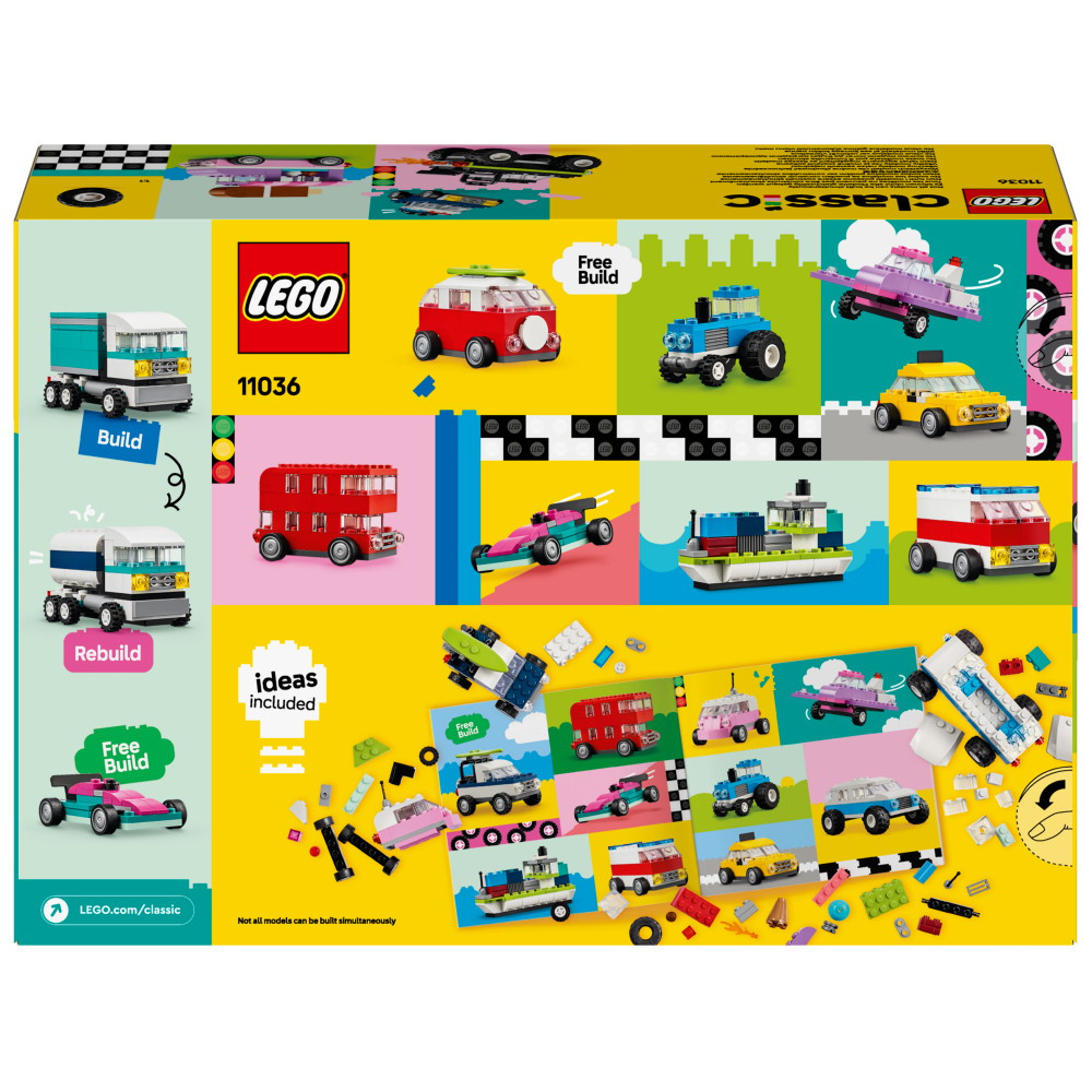 LEGO Classic - Luovat ajoneuvot