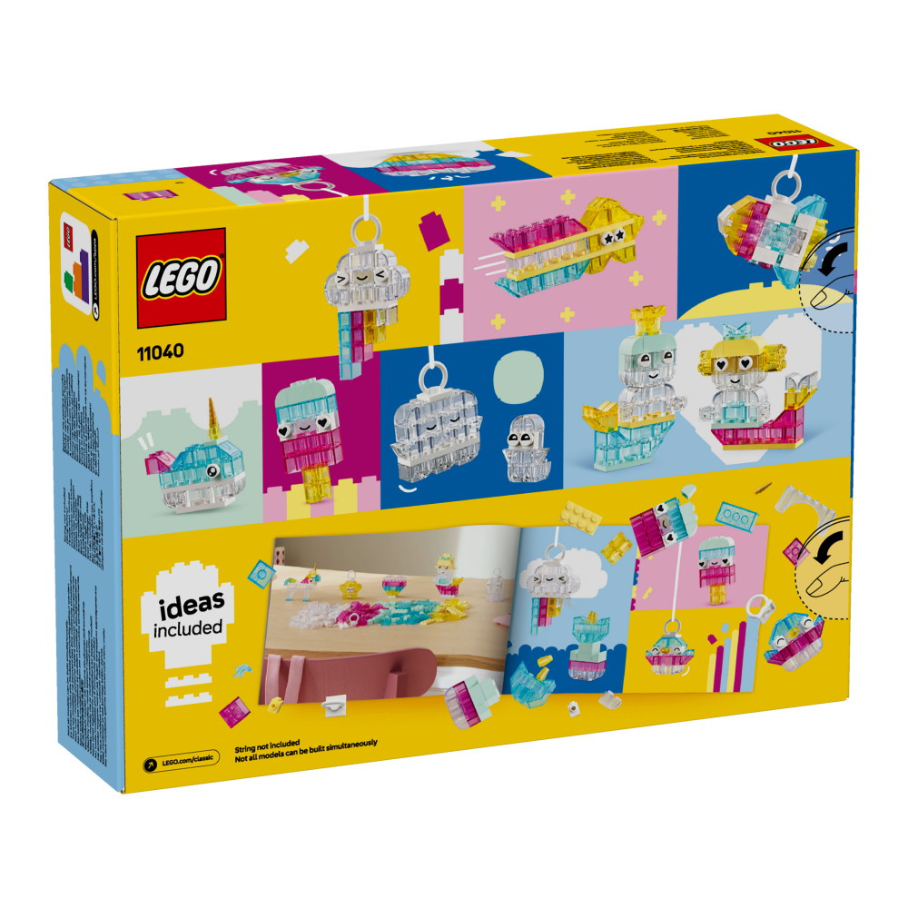 LEGO Classics - Läpinäkyvien palikoiden taikalaatikko