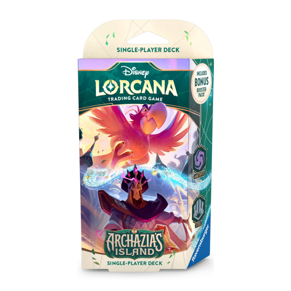 Disney Lorcana TCG: Archazia’s Island Starter Deck - Amethyst & Steel