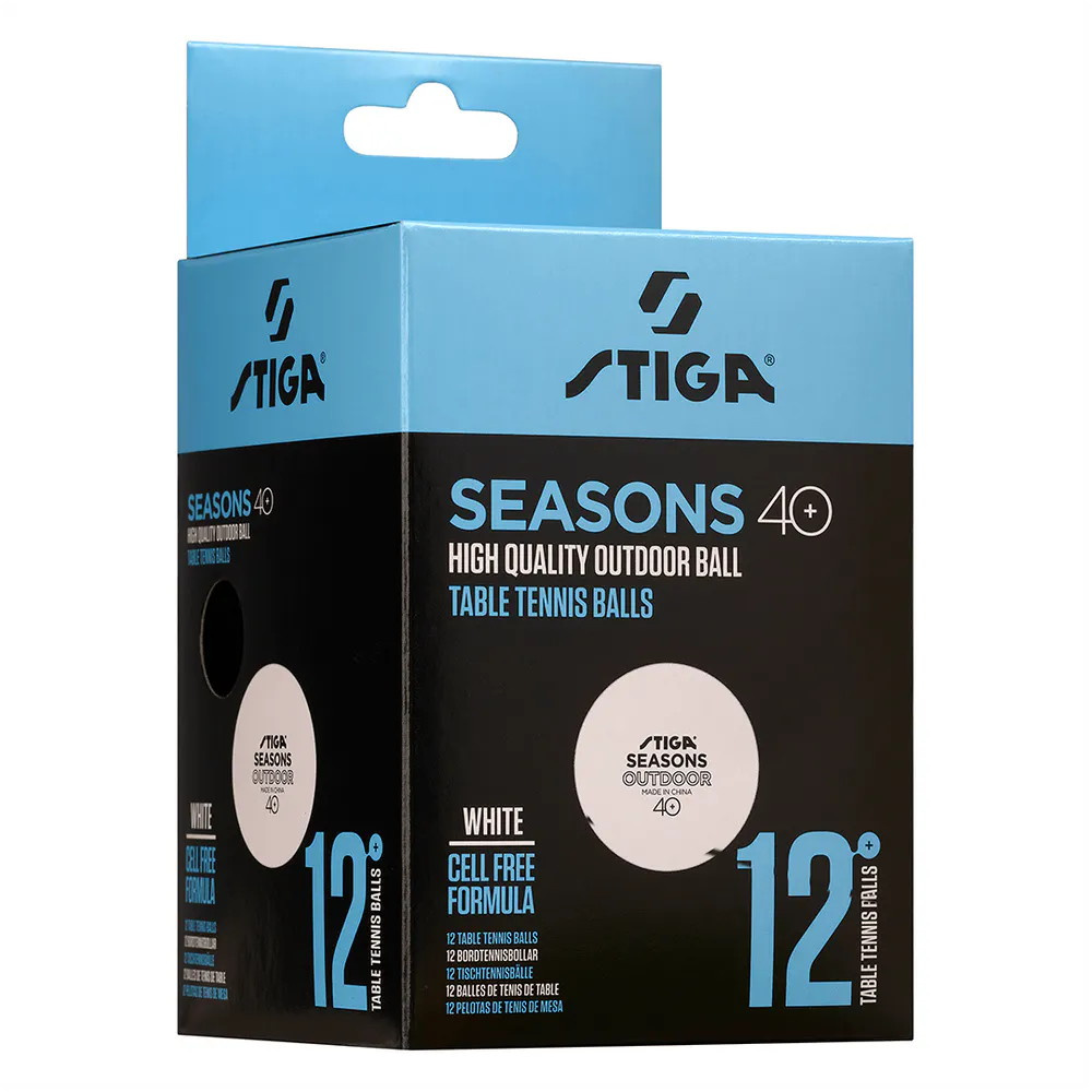 Stiga Seasons Outdoor 12-Pack Palloja – Valkoinen