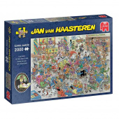 Jan van Haasteren Pussel:  Ludo Battle 2000 Palaa Jan van Haasteren Pussel:  Ludo Battle 2000 Palaa