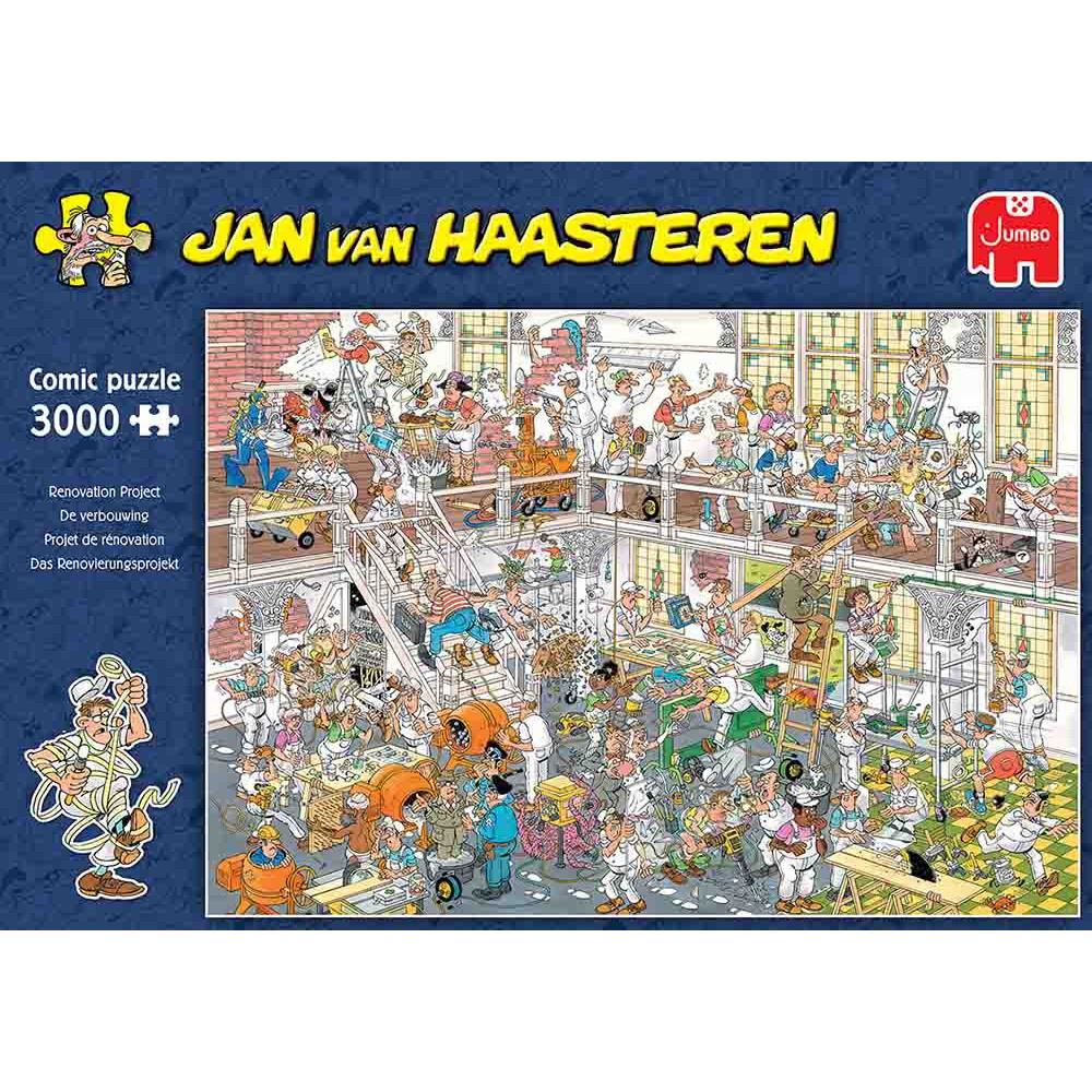 Jan van Haasteren Pussel:  Renovation Project 3000 Palaa