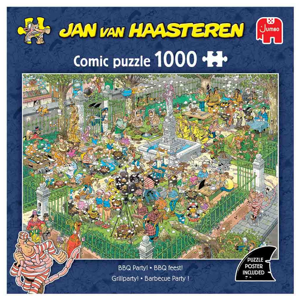 Jan van Haasteren:  BBQ Party! 1000 Palaa