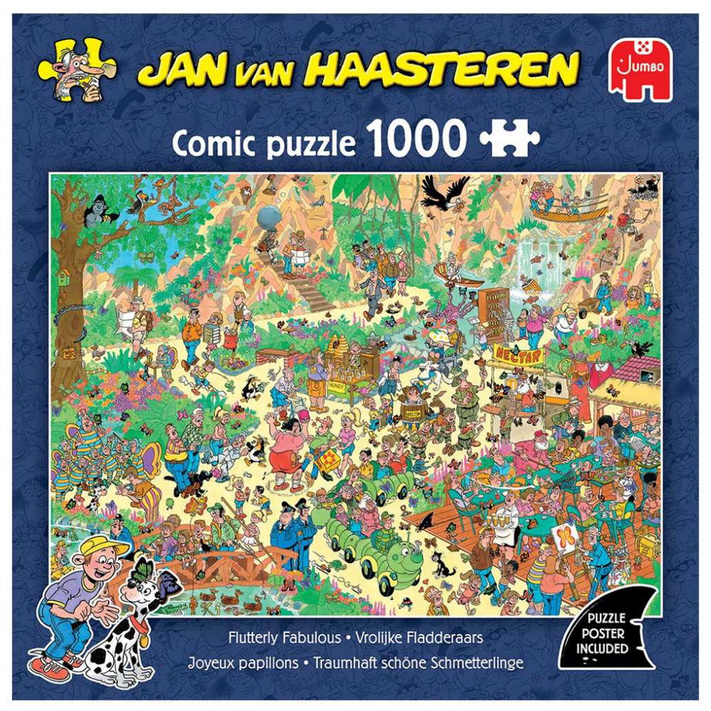 Jan van Haasteren:  Flutterly Fabulous 1000 Palaa