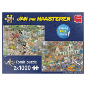 Jan Van Haasteren: The Storm, Safari 2x1000 Palaa Jan Van Haasteren: The Storm, Safari 2x1000 Palaa