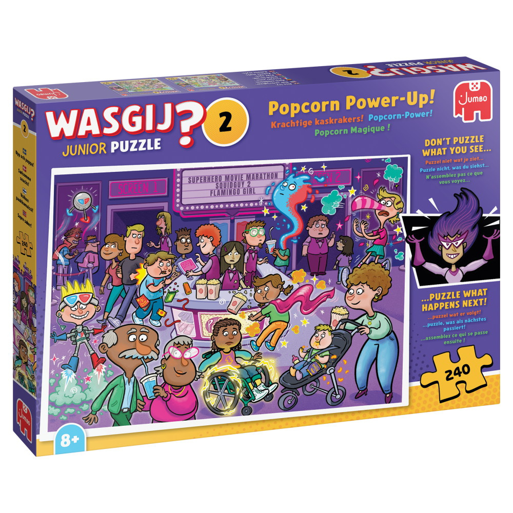Wasgij? Junior #2 - Popcorn Power-Up! 240 Palaa