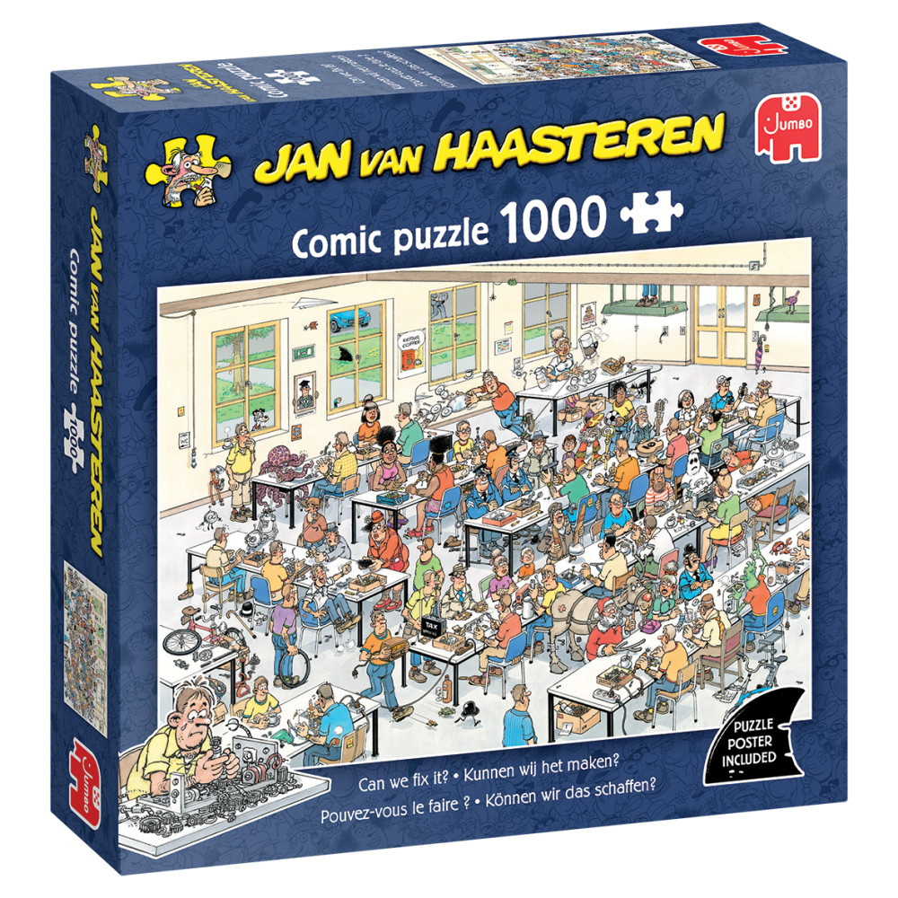 Jan van Haasteren:  Can we fix it? 1000 Palaa