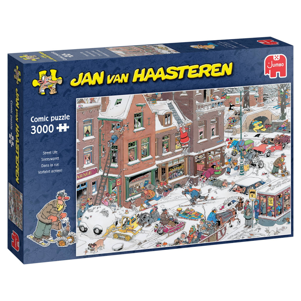 Jan van Haasteren Pussel:  Street Life 3000 Palaa