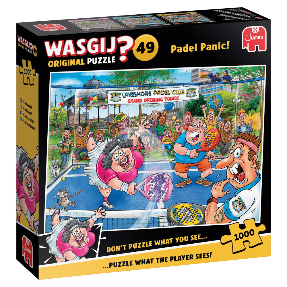 Wasgij? Original #49 - Padel Panic! 1000 Palaa