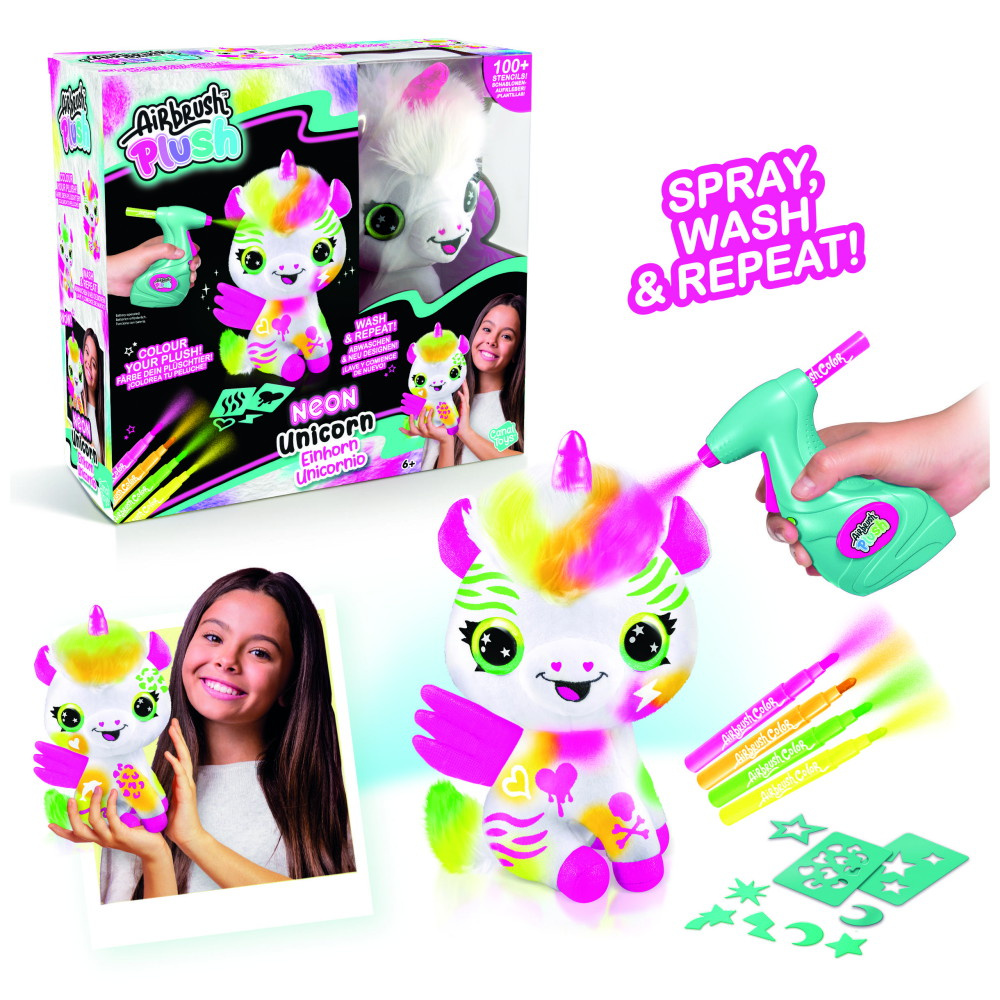 Airbrush Plush Unicorn