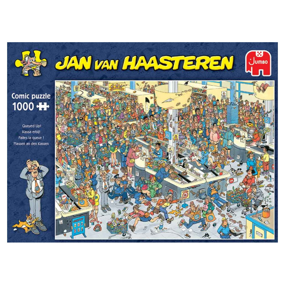 Jan van Haasteren - Queued Up! 1000 Palaa