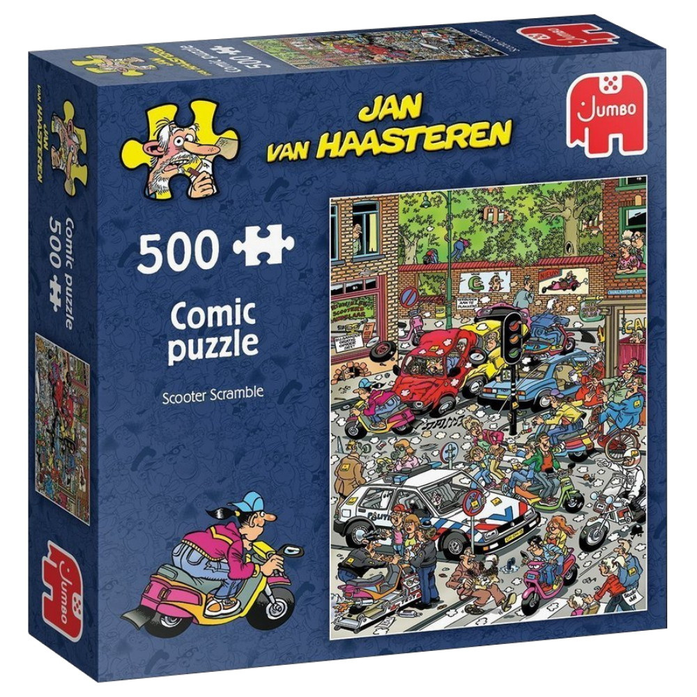 Jan van Haasteren - Scooter Scramble 500 Palaa