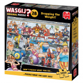 Wasgij? Original #28 - Dropping the weight! 1000 Palaa Wasgij? Original #28 - Dropping the weight! 1000 Palaa