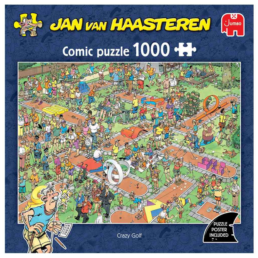 Jan van Haasteren Palapeli: Crazy Golf 1000 Palaa
