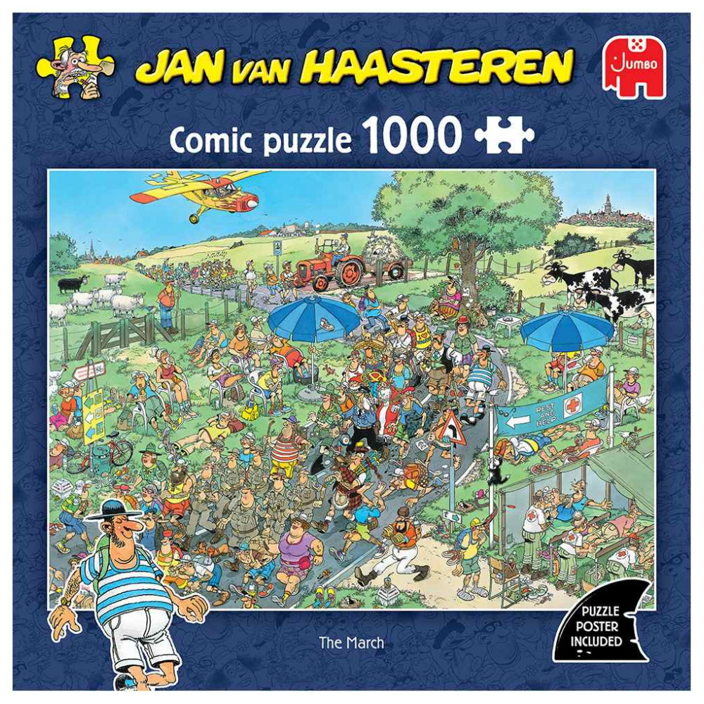 Jan van Haasteren Palapeli: The March 1000 Palaa