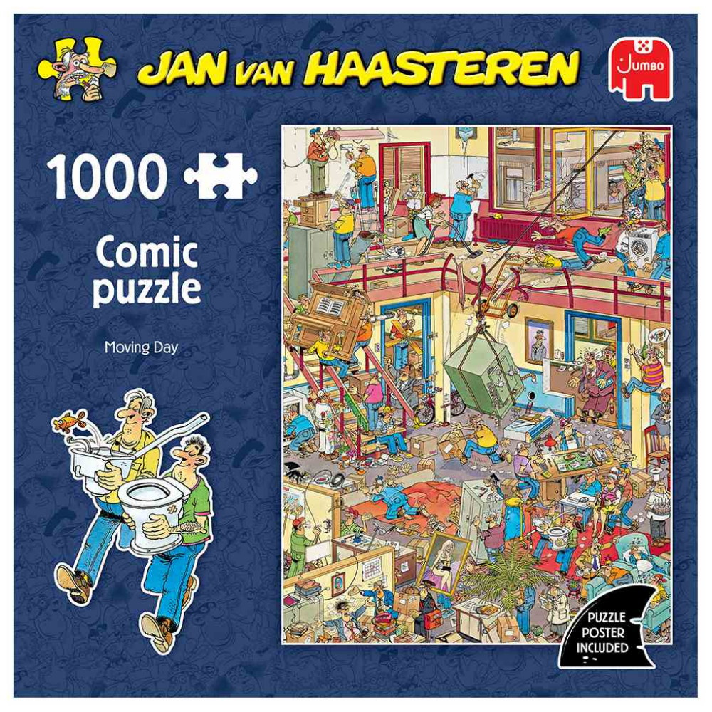 Jan van Haasteren Palapeli: Moving Day 1000 Palaa